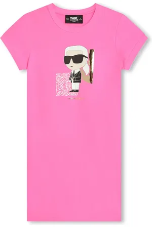 Karl Lagerfeld Robe courte à motif Ikonik