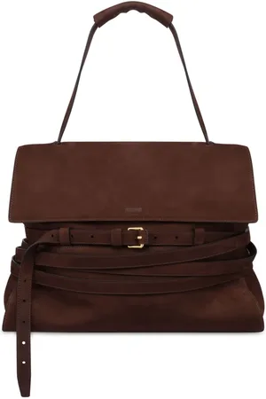 Moschino Sac porté épaule Tie Me en cuir