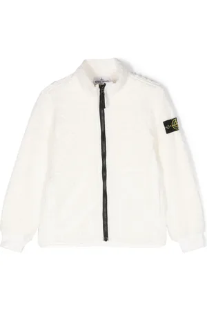 Stone Island Veste zippée à patch Compass