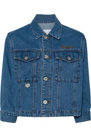 Chocoolate Veste en jean à logo brodé