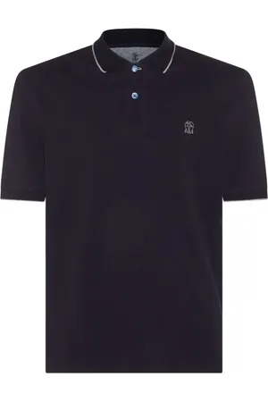Brunello Cucinelli Polo à broderies