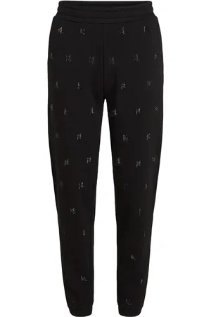 Karl Lagerfeld Pantalon de jogging à ornements strassés