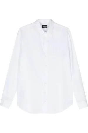 Giorgio Armani Chemise en lin à manches longues