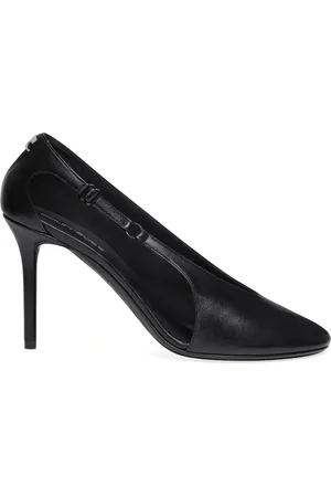 Courrèges Escarpins Oblique 100 mm en cuir