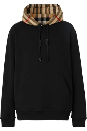 Burberry Hoodie en coton à carreaux