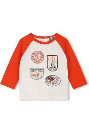 Kenzo T-shirt en coton à logo imprimé