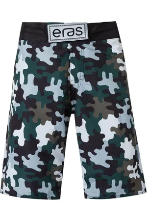 AMIR SLAMA Camouflage print swim shorts