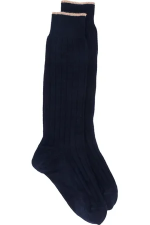 Brunello Cucinelli Chaussettes nervurées