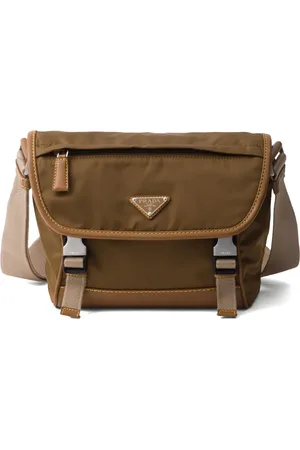 Prada Sacoche Re-Nylon à plaque logo