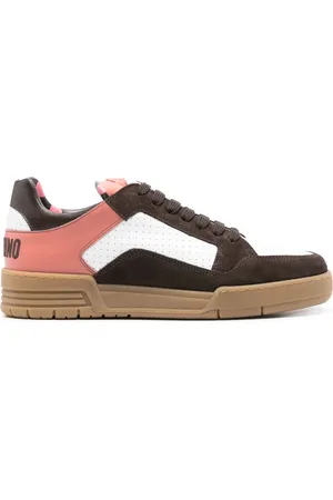 Moschino Baskets à empiècements superposés