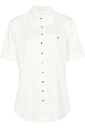 Cult Gaia Chemise Rayn à manches courtes