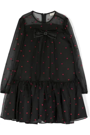 Twin-Set Robe manches longues à motif cœur