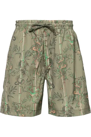 Maharishi Short de bain Dragon Bamboo
