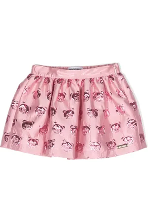 Moschino Minijupe Teddy Bear à volants superposés