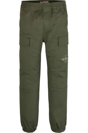 Calvin Klein Pantalon cargo à logo brodé