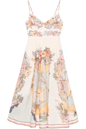 ZIMMERMANN Robe Tallow à coupe mi-longue
