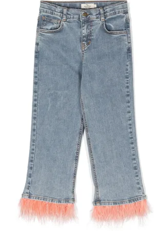 Le pandorine Jean à franges en coton biologique