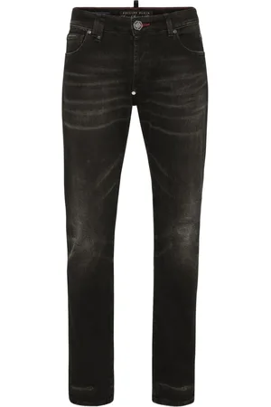 Philipp Plein Jean à effet délavé