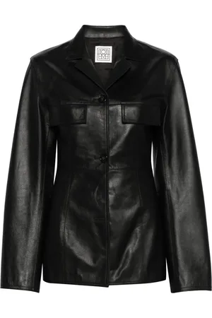 Totême Veste Hourglass en cuir