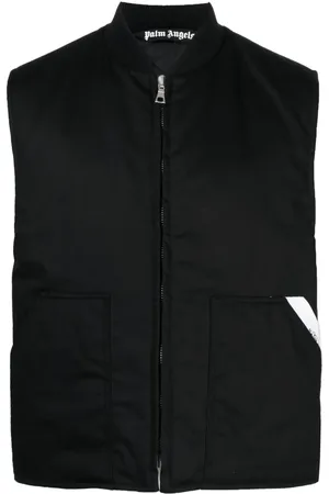 Palm Angels Gilet à fermeture zippée