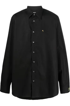 RAF SIMONS Chemise à logo brodé