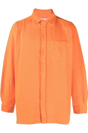 ERL Chemise en velours côtelé à logo brodé