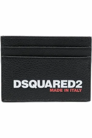 Dsquared2 Porte-cartes en cuir à logo imprimé