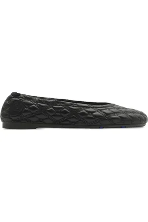 Burberry Ballerines Equestrian Knight en cuir