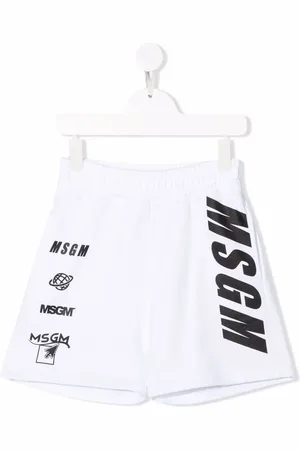 Msgm Bermuda à logo imprimé