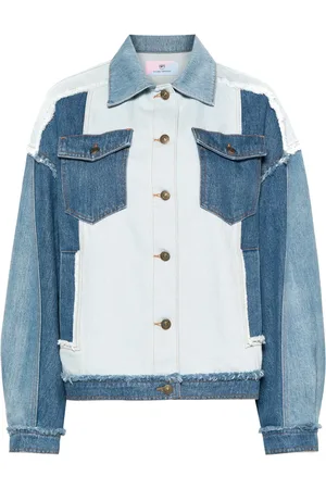 Chiara Ferragni Veste en jean à design patchwork