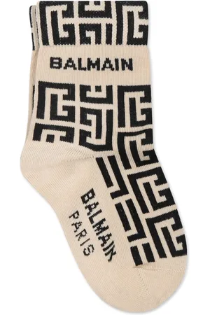Balmain Chaussettes à logo imprimé