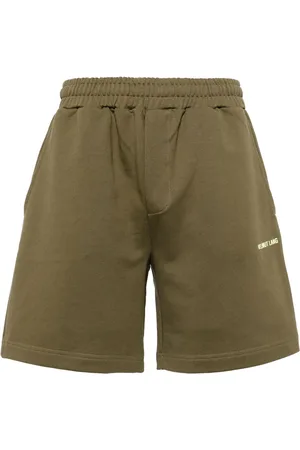 Helmut Lang Short en coton à logo imprimé