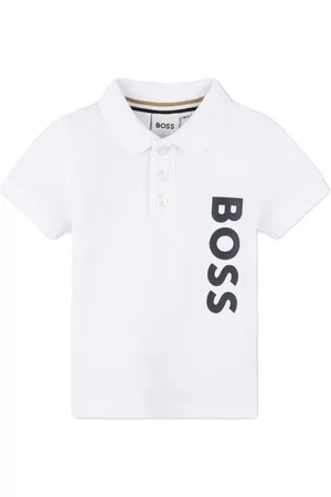 HUGO BOSS Polo en coton à logo imprimé