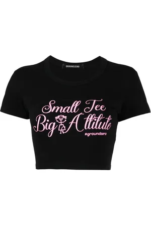 Ground Zero T-shirt en coton à slogan imprimé
