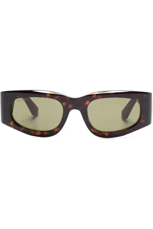 Gucci Lunettes de soleil à design colour block