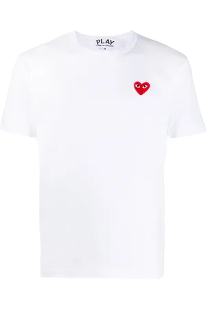 Comme des Garçons T-shirt à patch coeur