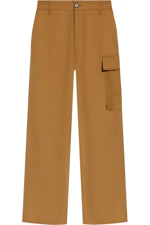 Marni Pantalon cargo à logo brodé