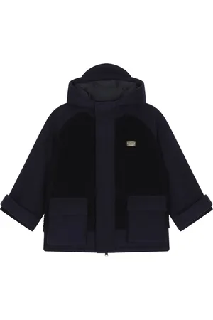 Dolce & Gabbana Manteau colour block à capuche