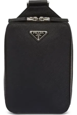 Prada Sac porté épaule Brique