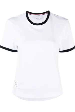 Thom Browne T-shirt à ourlet asymétrique