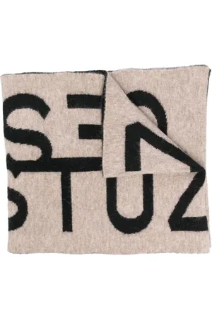 Gestuz écharpe à logo intarsia