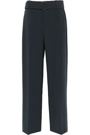 Vince Pantalon ample à taille ceinturée