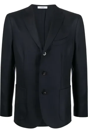 Boglioli Blazer en laine vierge à simple boutonnage