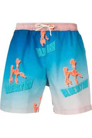 BLUE SKY INN Short de bain à logo imprimé