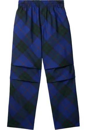 Burberry Pantalon en sergé à carreaux