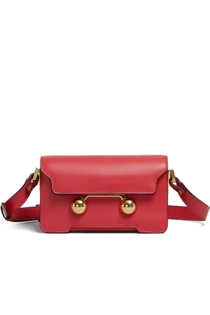 Marni Mini sac porté épaule Trunk en cuir