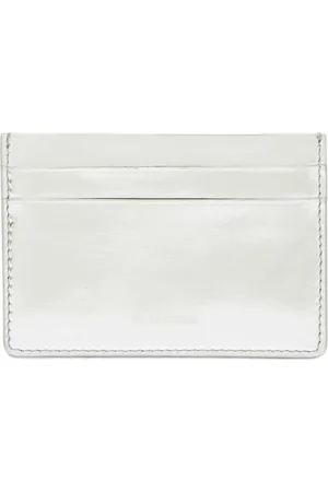 Jil Sander Porte-cartes en cuir à logo imprimé