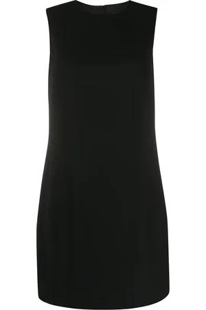 THEORY Robe droite courte à manches courtes