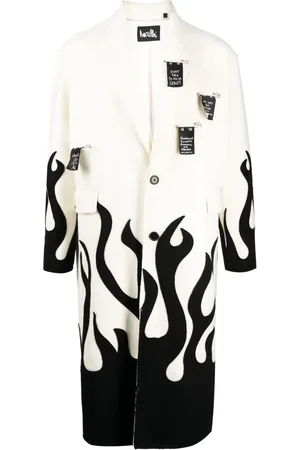 HACULLA Manteau droit Up In Flames à simple boutonnage