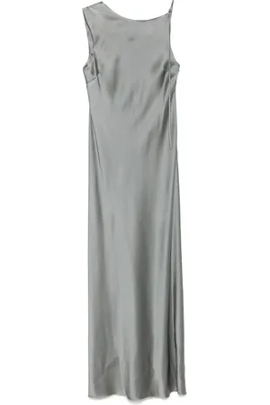 ALYSI Robe en satin à design asymétrique
